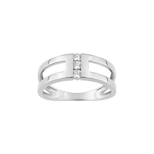 Bague Femme - Oxyde De Zirconium - Or 18 Carats on Productcaster.