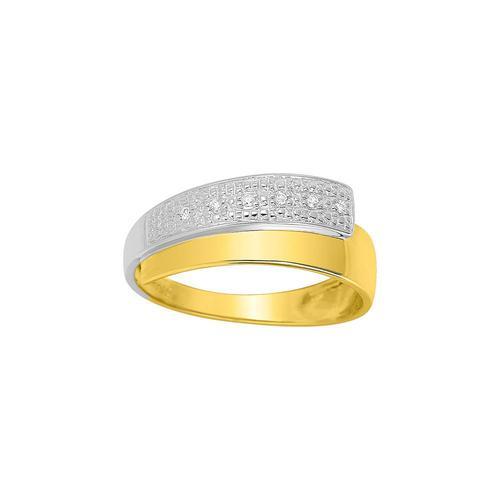 Bague Femme - Or 18 Carats - Diamant 0,03 Carats on Productcaster.