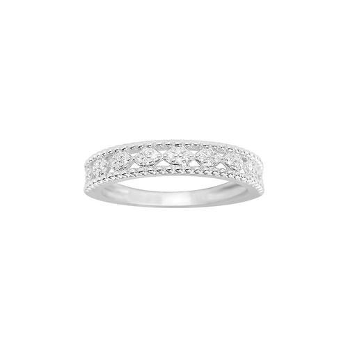 Bague Femme - Or 18 Carats - Diamant 0,11 Carats on Productcaster.