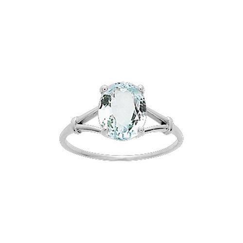 Bague Femme - Aigue Marine - Or 18 Carats on Productcaster.