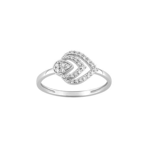 Bague Femme - Oxyde De Zirconium - Or 9 Carats on Productcaster.