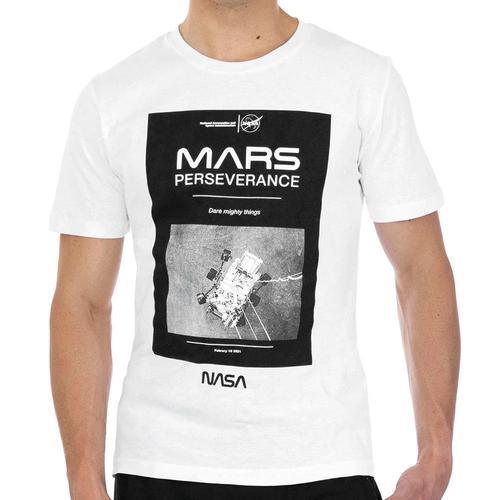 T-Shirt Blanc Homme Nasa Mars01t on Productcaster.