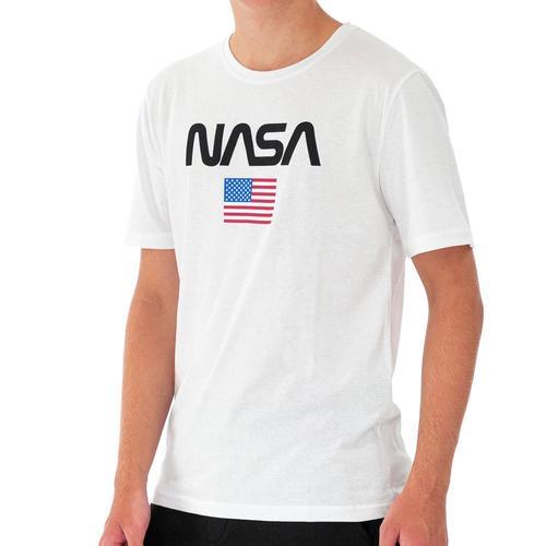 T-Shirt Blanc Homme Nasa 40t on Productcaster.