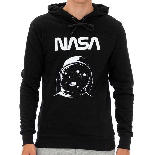 Sweat À Capuche Noir Homme Nasa 68h on Productcaster.