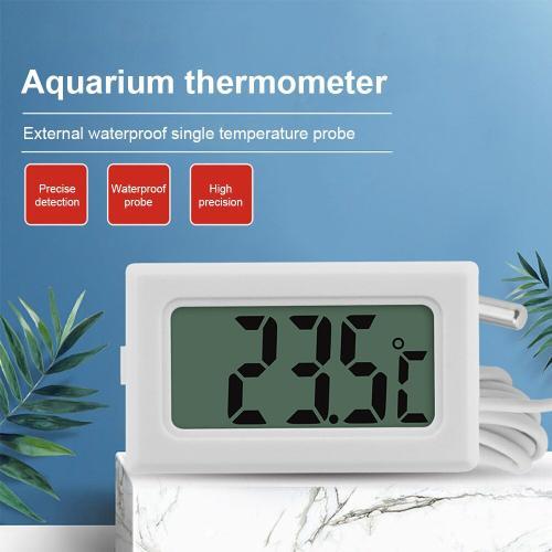 Thermomètre À Eau Pour Aquarium Avec Écran Lcd Numérique, Détecteur... on Productcaster.