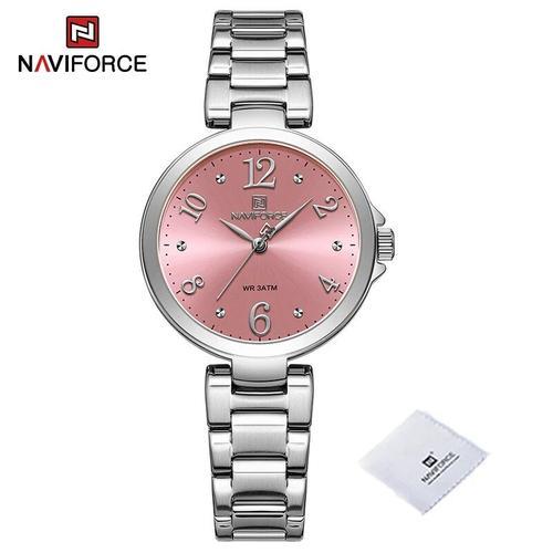 Naviforce-Montre-Bracelet À Quartz En Acier Inoxydable Pour Femme,M... on Productcaster.