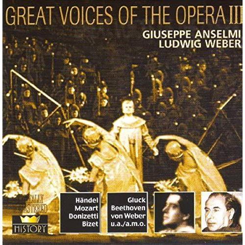 Great Voices Of The Opera, Vol. 3: Giuseppe Anselmi / Ludwig Weber on Productcaster.