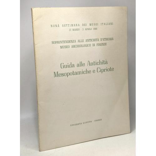 Guida Alle Antichità Mesopotamiche E Cipriote - Soprintendenza Alle... on Productcaster.