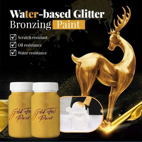 Peinture En Or Bronze Imperm?Able, 100g, Pour Statue En Bois, Meubl... on Productcaster.