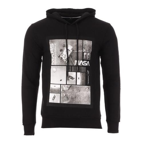 Sweat À Capuche Noir Homme Nasa Mars05h on Productcaster.