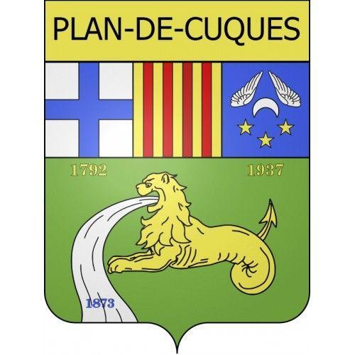 Plan-De-Cuques 13 Ville Stickers Blason Autocollant Adhésif - 4 Cm on Productcaster.