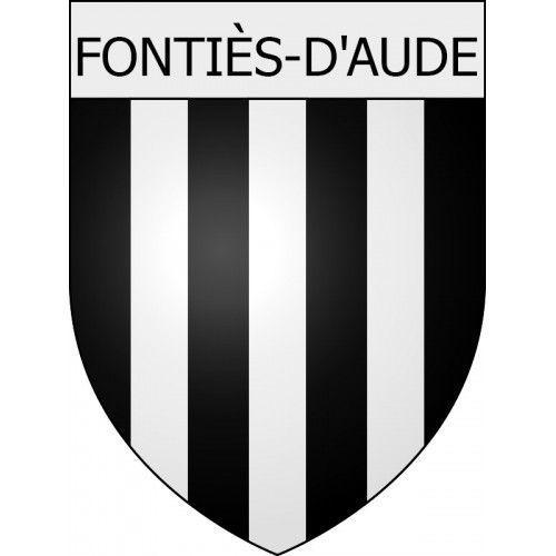 Fontiès-D'aude 11 Ville Stickers Blason Autocollant Adhésif - 8 Cm on Productcaster.