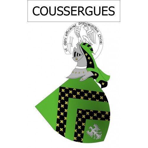 Coussergues 12 Ville Stickers Blason Autocollant Adhésif - 8 Cm on Productcaster.