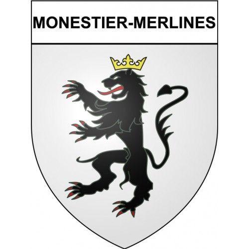 Monestier-Merlines 19 Ville Stickers Blason Autocollant Adhésif - 4... on Productcaster.