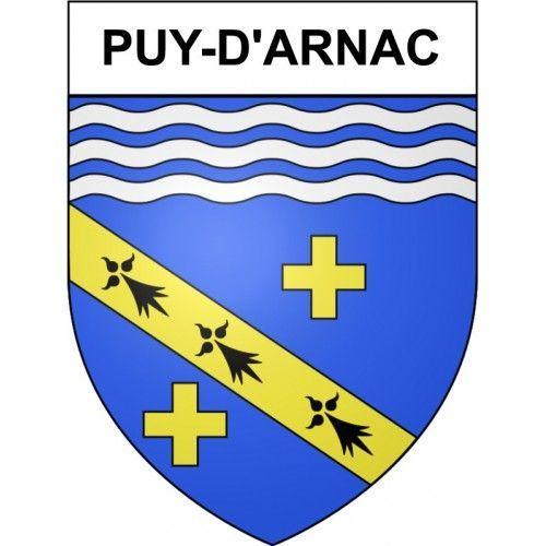 Puy-D'arnac 19 Ville Stickers Blason Autocollant Adhésif - 17 Cm on Productcaster.