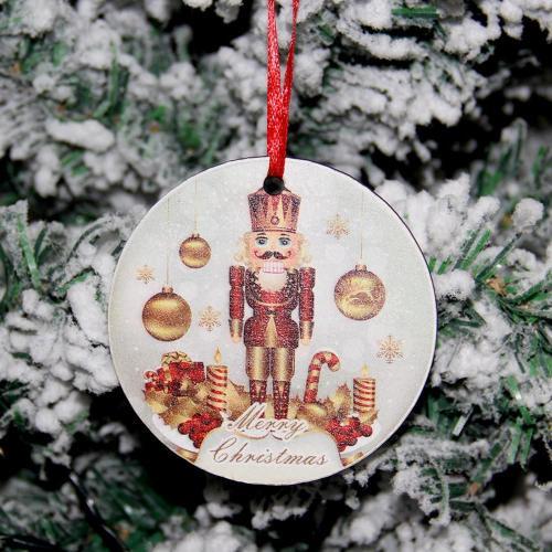 Pendentif De Noël Léger, Excellent Décor D'arbre De Noël, En Bois, ... on Productcaster.