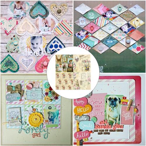 Papier Pour Scrapbooking Simple Face, 6 Pouces, Motif Simple Face, ... on Productcaster.