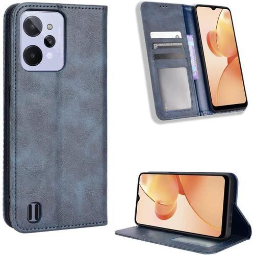 Coque Pour Realme C31 Étui À Rabat En Cuir Pu Portefeuille Housse S... on Productcaster.