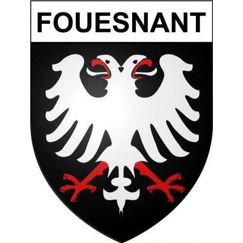 Fouesnant 29 Ville Stickers Blason Autocollant Adhésif - 12 Cm on Productcaster.