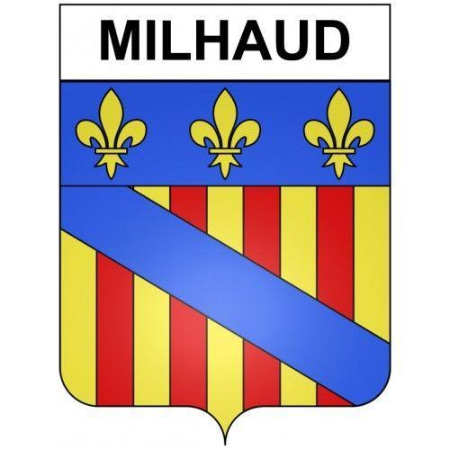 Milhaud 30 Ville Stickers Blason Autocollant Adhésif - 4 Cm on Productcaster.