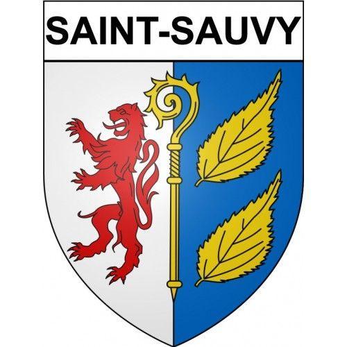 Saint-Sauvy 32 Ville Stickers Blason Autocollant Adhésif - 17 Cm on Productcaster.