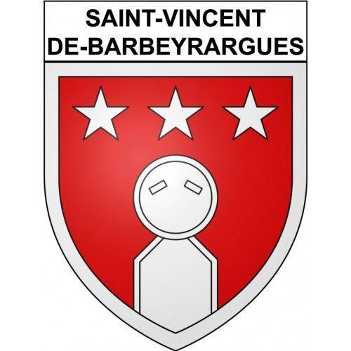 Saint-Vincent-De-Barbeyrargues 34 Ville Stickers Blason Autocollant... on Productcaster.