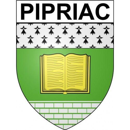 Pipriac 35 Ville Stickers Blason Autocollant Adhésif - 8 Cm on Productcaster.