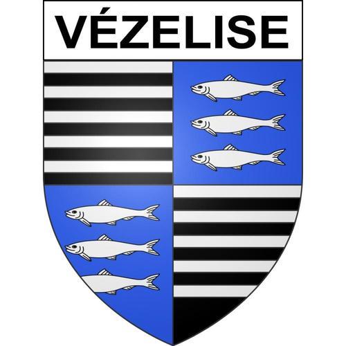 Vézelise 54 Ville Sticker Blason Écusson Autocollant Adhésif - 25 Cm on Productcaster.