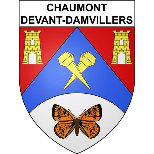 Chaumont-Devant-Damvillers 55 Ville Sticker Blason Écusson Autocoll... on Productcaster.