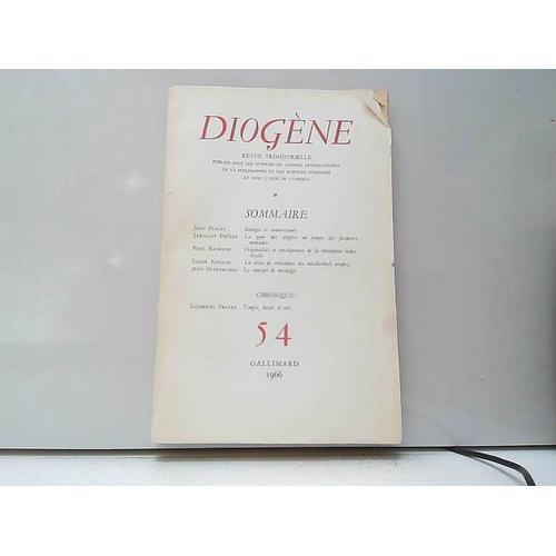 Diogène No. 54, Avril-Juin 1966 on Productcaster.