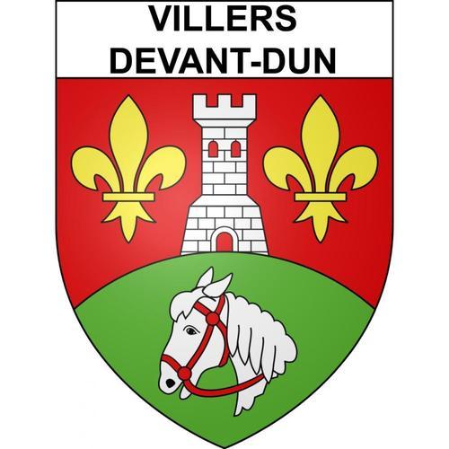 Villers-Devant-Dun 55 Ville Sticker Blason Écusson Autocollant Adhé... on Productcaster.