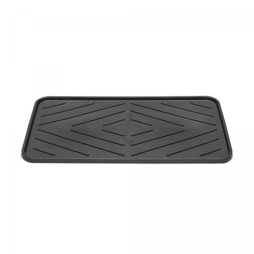 Paillasson Tray Noir 35x63 Fait En Europe En Polypropylène Doux Et ... on Productcaster.