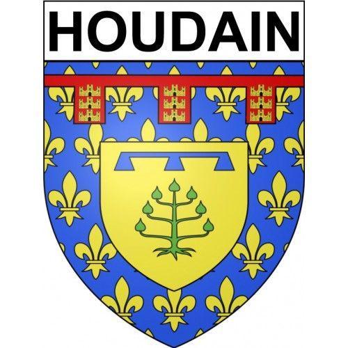 Houdain 62 Ville Stickers Blason Autocollant Adhésif - 12 Cm on Productcaster.