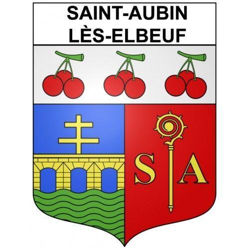 Saint-Aubin-Lès-Elbeuf 76 Ville Stickers Blason Autocollant Adhésif... on Productcaster.