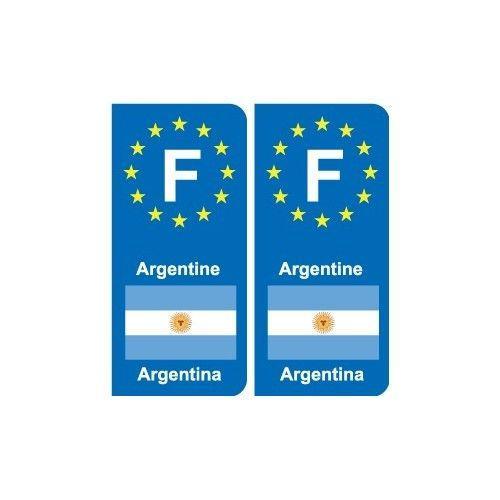 F Europe Argentine Argentina Autocollant Plaque - Droits on Productcaster.