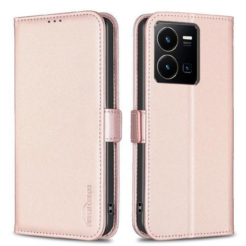 Flip Étui Pour Vivo Y35 4g Magnétique Portefeuille En Cuir Pu Coque... on Productcaster.