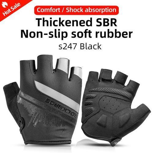 Été Gants De Cyclisme Demi-Doigt Antichoc Respirant Gants De Gymnas... on Productcaster.