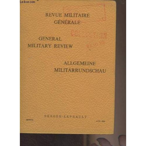 Revue Militaire Générale // General Military Review // Allgemeine M... on Productcaster.