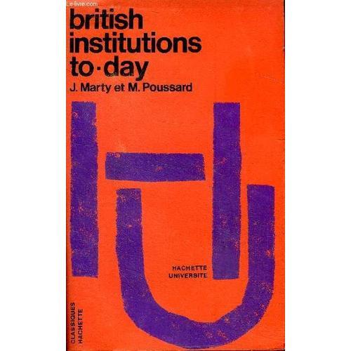 British Institutions To-Day Collection Classiques Hachette on Productcaster.