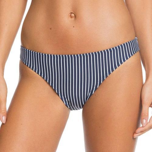 Bas De Bikini Marine À Rayures Femme Roxy Printed Beach Classics on Productcaster.