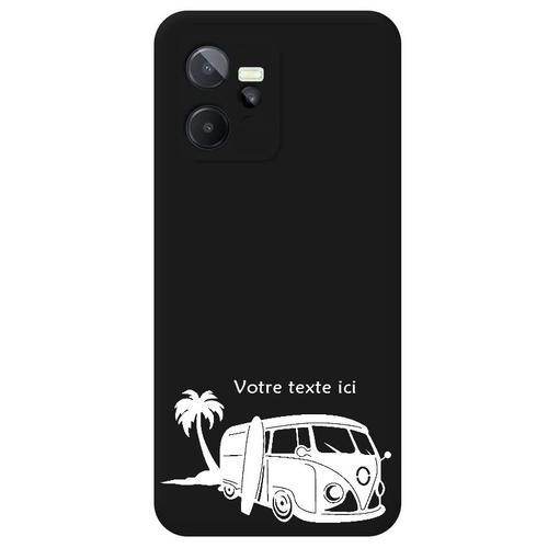 Coque Noir Realme C35 Van Hawai Surf Personnalisee on Productcaster.