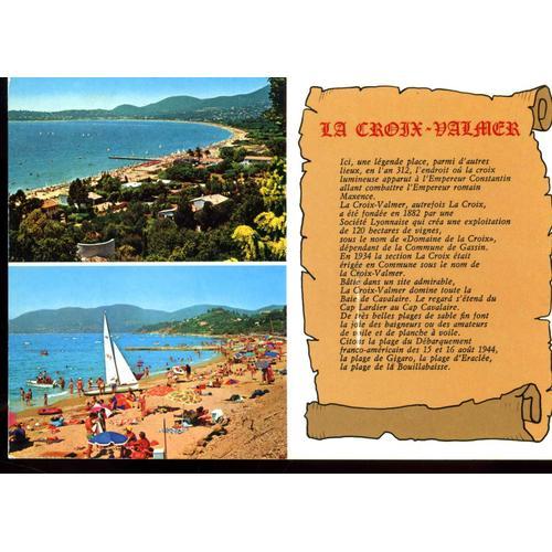 Carte Postale De La Croix Valmer (Var) 2 Vues + Texte Explicatif (R... on Productcaster.