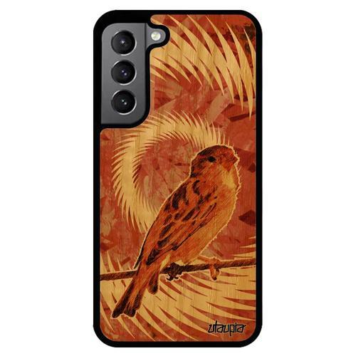 Coque En Bois Galaxy S22 Silicone Oiseau Petit Personnalisé Case Or... on Productcaster.