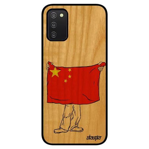 Coque A03s Bois Naturel Silicone Drapeau Chine Chinois Jo Foot Jeux... on Productcaster.