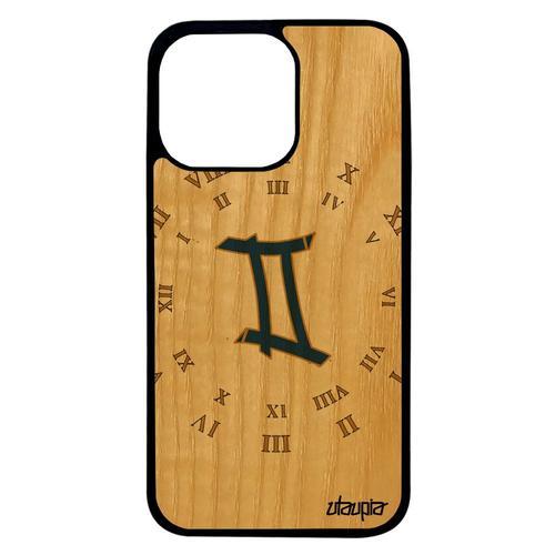 Coque Silicone Signe Gemeaux Iphone 13 Pro En Bois Univers Case Mob... on Productcaster.