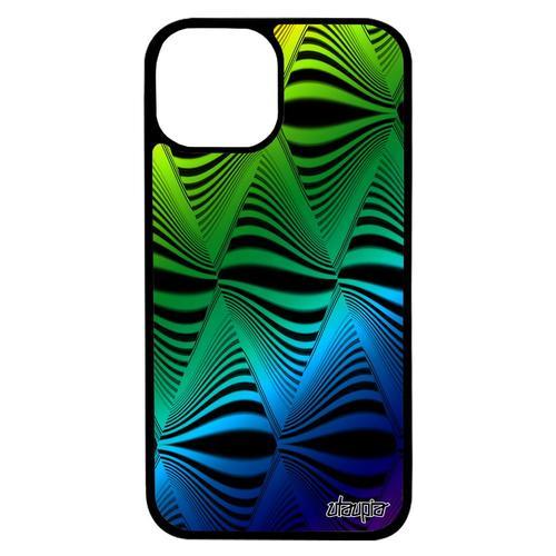 Coque Iphone 13 Silicone Illusion D'optique Mirage Losange Arc En C... on Productcaster.