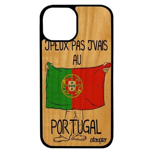 Coque J'peux Pas J'vais Au Portugal Iphone 13 Mini Bois Silicone Dr... on Productcaster.