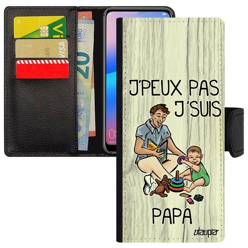 Coque J'peux Pas J'suis Papa Pour Xiaomi Redmi Note 10 Portefeuille... on Productcaster.