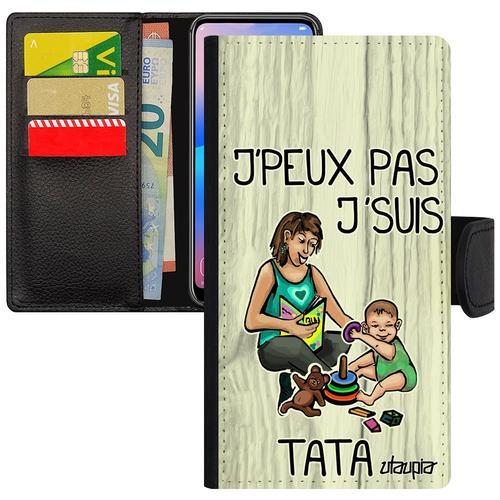 Coque J'peux Pas J'suis Tata Pour Iphone 13 Mini Simili Cuir Portef... on Productcaster.