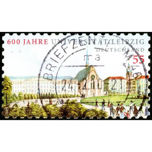 Timbre Oblitéré Deutschland, 600 Jahre Universitat Leipzig, 2009, 55 on Productcaster.